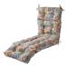 Greendale Home Fashions Painted Paisley Outdoor Chaise Lounger Cushion
