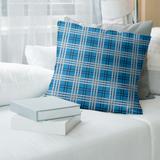 Carolina Football Luxury Plaid Accent Pillow-Cotton Twill