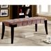 Oran Contemporary Fabric Tufted Accent Bench by Furniture of America
