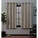 ATI Home Forest Hill Woven Room Darkening Blackout Grommet Top Curtain Panel Pair