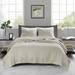 Carson Carrington Jorpeland Light Khaki Quilt Set