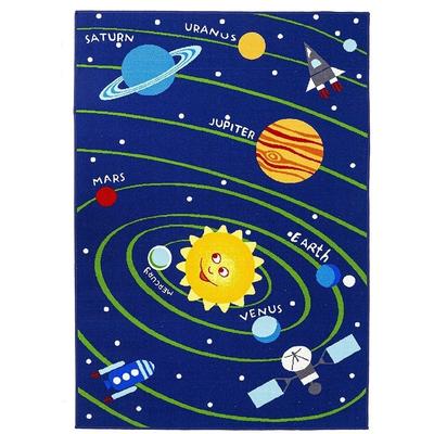 Kids Reversible Soft Safe Educational Area Rug For Playroom