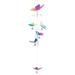 Butterfly and Heart Wind Chimes 4.5x3x31.5"