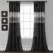 Silver Orchid Page Two-tone Faux Silk Glamorous Sequins Sparkle Single Curtain Panel