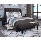 Republic Design House Steel-Core Cambridge Storage Bed with Bench