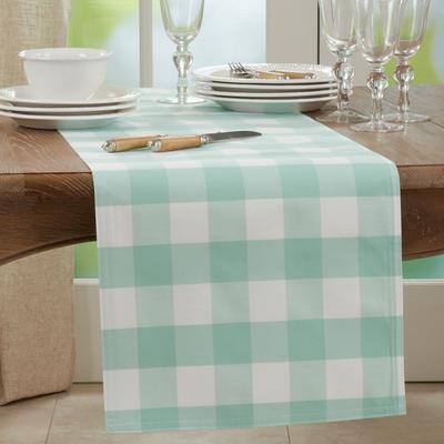 Buffalo Plaid Cotton Blend Table Runner