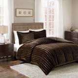 Madison Park York Faux Fur Comforter Mini Set