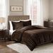 Madison Park York Faux Fur Comforter Mini Set