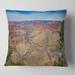 Designart 'Grand Canyon National Park' Landscape Printed Throw Pillow