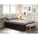 Palace Imports 100% Solid Wood Kansas Full Size Mate's Storage Bed with Drawers