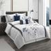 Grand Avenue Tracy 7-Piece Minimalist Botanical Comforter Set