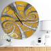 Designart 'Time Spiral in Antique Style' Oversized Contemporary Wall CLock