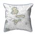 Isle of Shoals, NH Nautical Map Extra Large Zippered Pillow