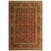 Pak-Persian Dustin Red/Blue Wool Rug (10'0 x 14'3) - 10 ft. 0 in. x 14 ft. 3 in. - 10 ft. 0 in. x 14 ft. 3 in.