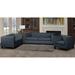 Windsor Top Grain Tufted Leather Sofa, Loveseat and Armchair Set