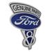 American Art Decor Vintage Genuine Ford Parts Embossed Metal Sign