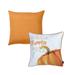 Decorative Fall Thanksgiving Throw Pillow Cover Pumpkin for Set of 2