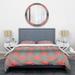 Designart 'Modern Circle and Line Geometric Pattern' Mid-Century Duvet Cover Set