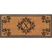 A1HC- Designer Hand-Crafted Rubber Coir Molded Double/Single Door Mat Monogrammed, Perfect and More Functional Size 24x48 Inch