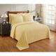 Better Trends Jullian Solid Stripes Design Bedspread 100% Cotton Tufted Chenille