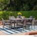 Abbott Outdoor 7 Piece Wicker Dining Set by Christopher Knight Home - N/A