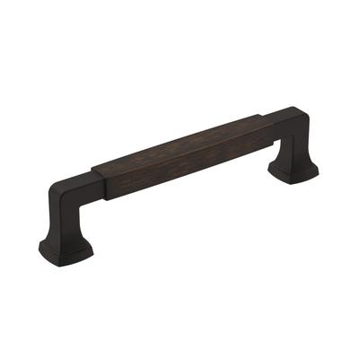 Stature 5-1/16 in (128 mm) Center-to-Center Oil Rubbed Bronze Cabinet Pull - 5.0625