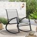 Corvus Antonio Outdoor Sling Fabric Rocking Chair