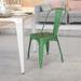 Metal Indoor-Outdoor Stackable Chair