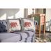 Amrita Sen Light Elephant Indoor Outdoor Pillow