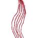 Kurt Adler 120-Light Red Fuzzy Multi Strand LED Set