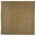 One of a Kind Hand-Woven Modern & Contemporary (1'11"x2'0") 2' x 3' Solid Wool Rug - 1'11"x2'0"