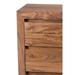 Porter Designs Urban Contemporary Solid Wood 5-Drawer Chest, Natural. - 36"L x 16"W x 50.5"H