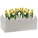 Vinyl Planter Box Garden Bed Flower Pot