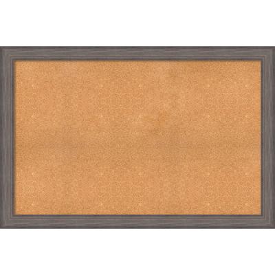 Framed Cork Board, Choose Your Custom Size, Country Barnwood Wood