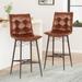 Pineview Contemporary Tufted Barstools (Set of 2) by Christopher Knight Home - 19.00" L x 23.25" W x 46.50" H