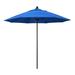 California Umbrella 9' Rd. Aluminum Frame, Fiberglass Rib Market Umbrella with Olefin Fabric, Base Not Included