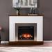 SEI Furniture Eatenburg Industrial Electric Fireplace