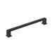 Appoint 7-9/16 in (192 mm) Center-to-Center Matte Black Cabinet Pull - 7.5625
