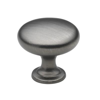 GlideRite 1.125-inch Satin Pewter Classic Round Cabinet Knobs (Pack of 10 or 25)