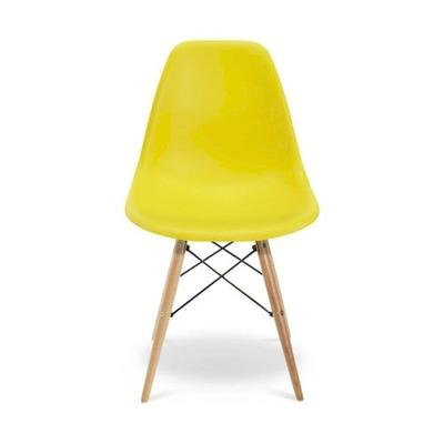 Mid-Century Modern Eiffel Style Kids Chair with Wood Legs (Set of 2)