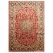 HERAT ORIENTAL Handmade One-of-a-Kind Isfahan Wool Rug - 8' x 11'4