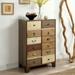 Rere Rustic Walnut 27-inch Solid Wood 8-Drawer Hallway Chest by Furniture of America