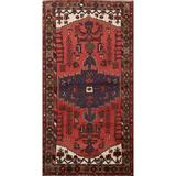 Traditional Tribal Hamedan Persian Area Rug Hand-knotted Wool Carpet - 3'2" x 5'9"