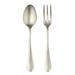 Stainless Steel w/PVD Titanium Coating Dolce Vita Pewter Champagne Serving Set (Fork and Spoon)