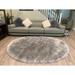 Ovella Home Premium Faux Sheepskin Plush Shag Oval Area Rug