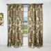 Designart 'Floral' Bohemian & Eclectic Blackout Curtain Single Panel