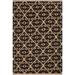 Kilim Brett Brown/Black Hand-Woven Wool Rug -7'0 x 9'7 - 7 ft. 0 in. X 9 ft. 7 in. - 7 ft. 0 in. X 9 ft. 7 in.