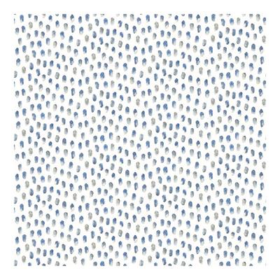 Chesapeake Sand Drips Blue Painted Dots Wallpaper - 20.5 x 396 x 0.025