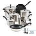 Farberware Classic Series Stainless Steel and Nonstick Cookware Pots and Pans Set, 15-Piece