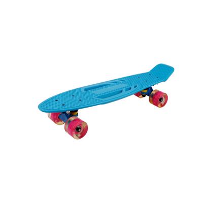 22 Inch Skateboard with LED Light Up PU Wheels And...